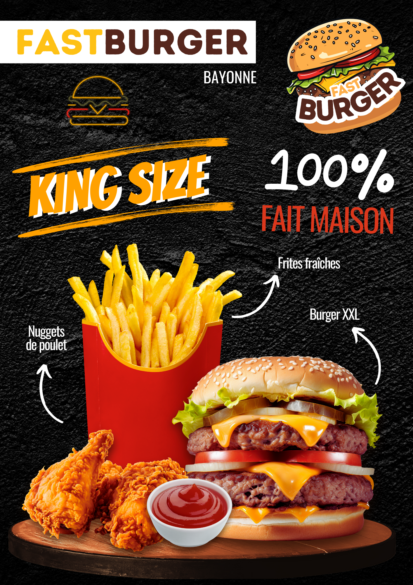 Affiche Fast Burger